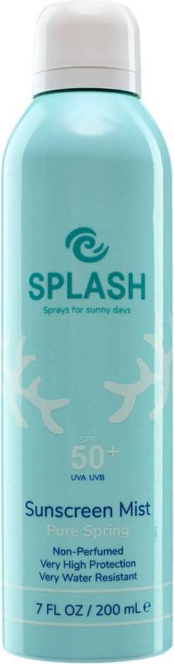 Splash Pure Spring Non-Perfumed Sunscreen Mist SPF50+ 200ml