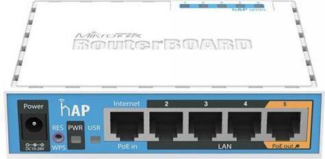 Mikrotik Cloud Router Switch HAP 2.4GHz PoE