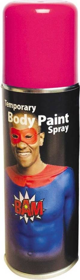Ansiktsfärg Maskerad Palmer Kroppsfärg Spray Rosa