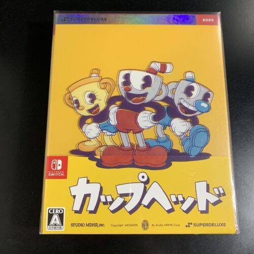 Cuphead Switch Bonus Retro Style Sticker Set