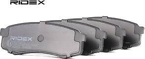 Ridex Brake Pad Set Rear Axle