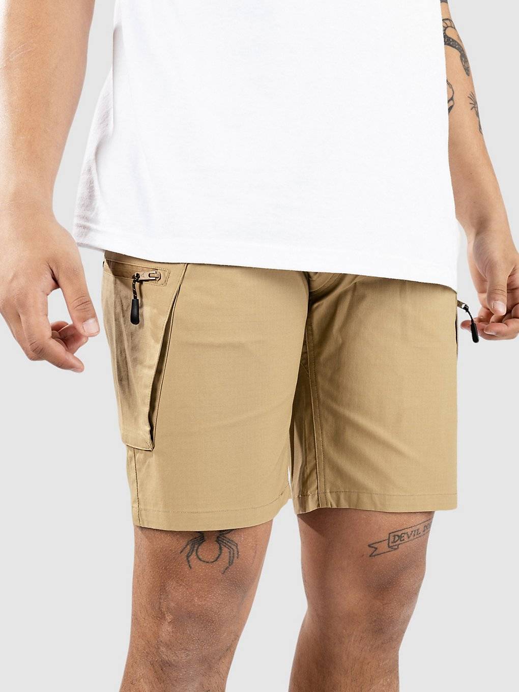 Fat Moose Pavement Ripstop Shorts - Beige