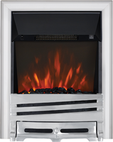 Electric fires Focal Point Focal Point Fires 2kW Mono LED Inset Electric Fire Chrome