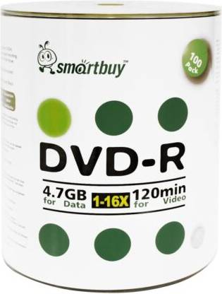 Smartbuy 100-Disc 700MB CD-R Silver Inkjet Hub