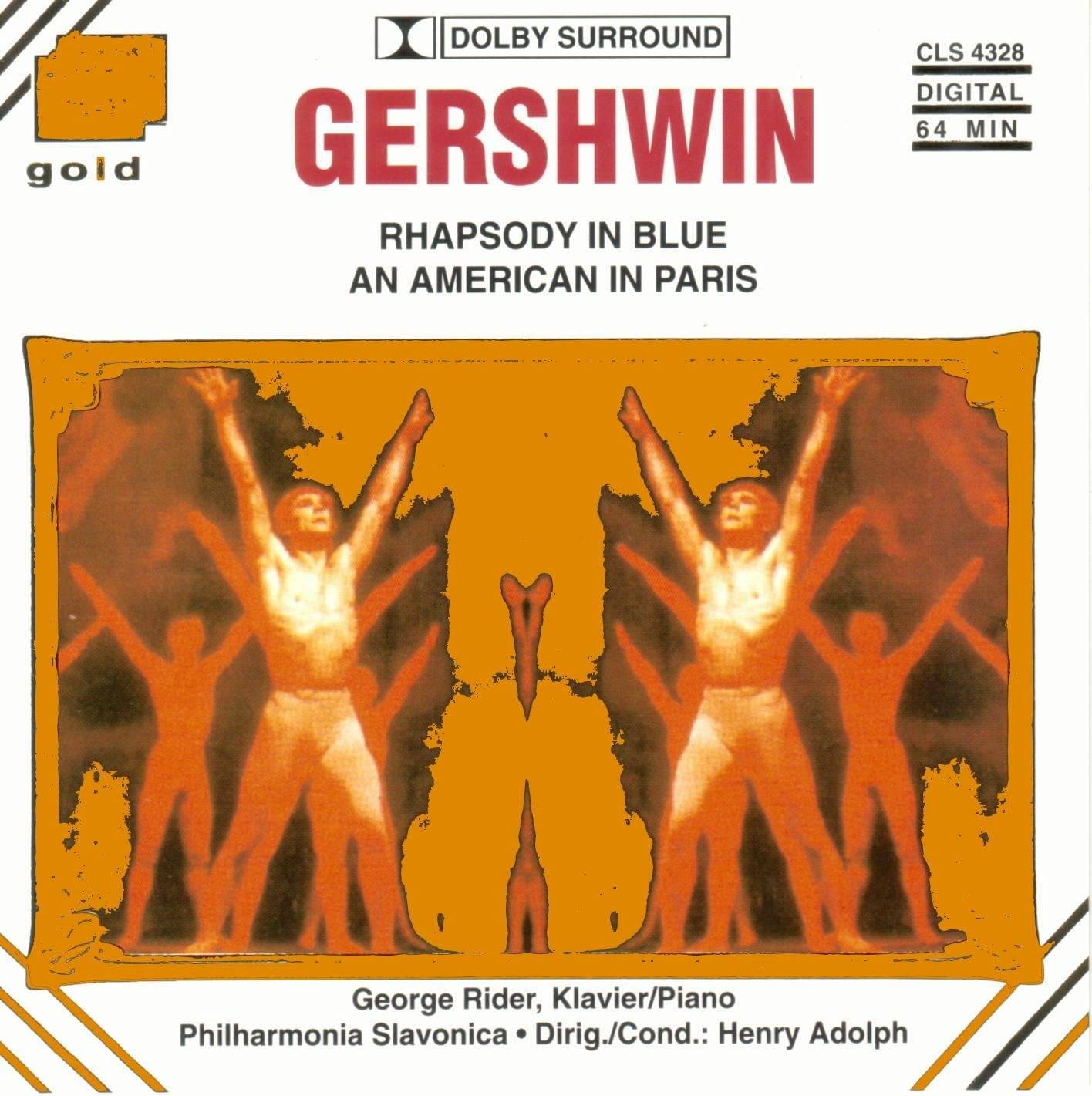 Gershwin George Rhapsody In Blue (CD)