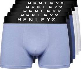 Henleys Inkset Boxers 5pk Assorted