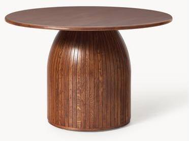 Westwing Collection Runt Nelly Med Räfflad Struktur Matbord