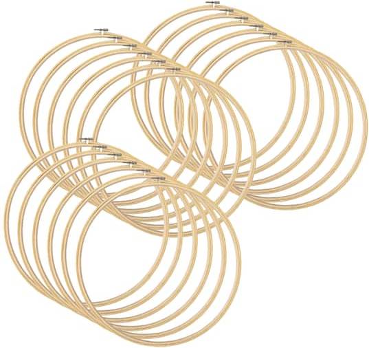 Embroidery Loops & Threads Wooden Embroidery Hoops