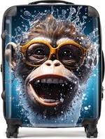 Warren Reed Cheeky Chimp Face Suitcase