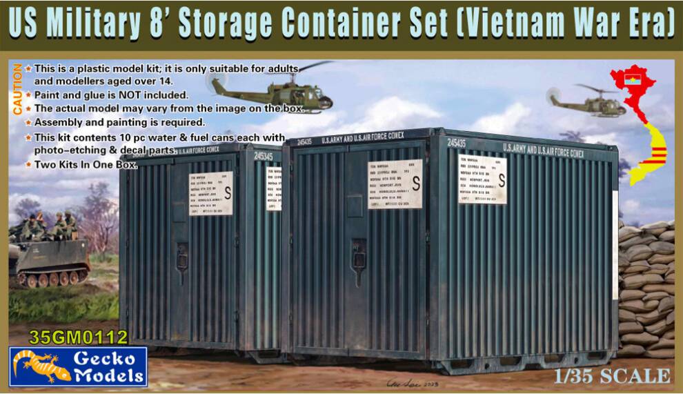 Military 8 Storage Container Set