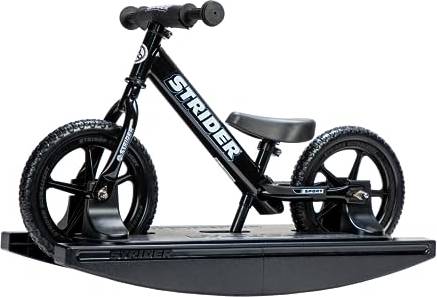 Strider 12 Sport Bike Black Rocking Base