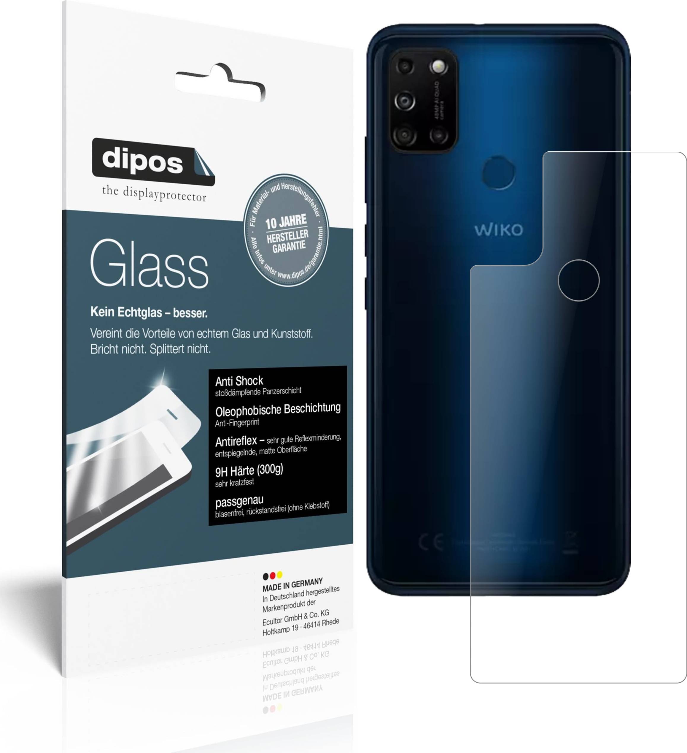Dipos Screen Protector Wiko View5 Back Matte 9H