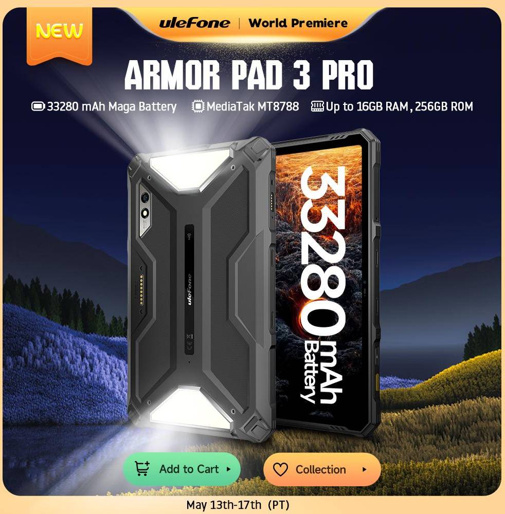 UleFone Armor Pad 3 Pro Rugged Tablet