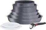 Tefal ingenio set Tefal Ingenio Natural 8-Piece Stackable Non-Stick Induction Cookware Cookware Set