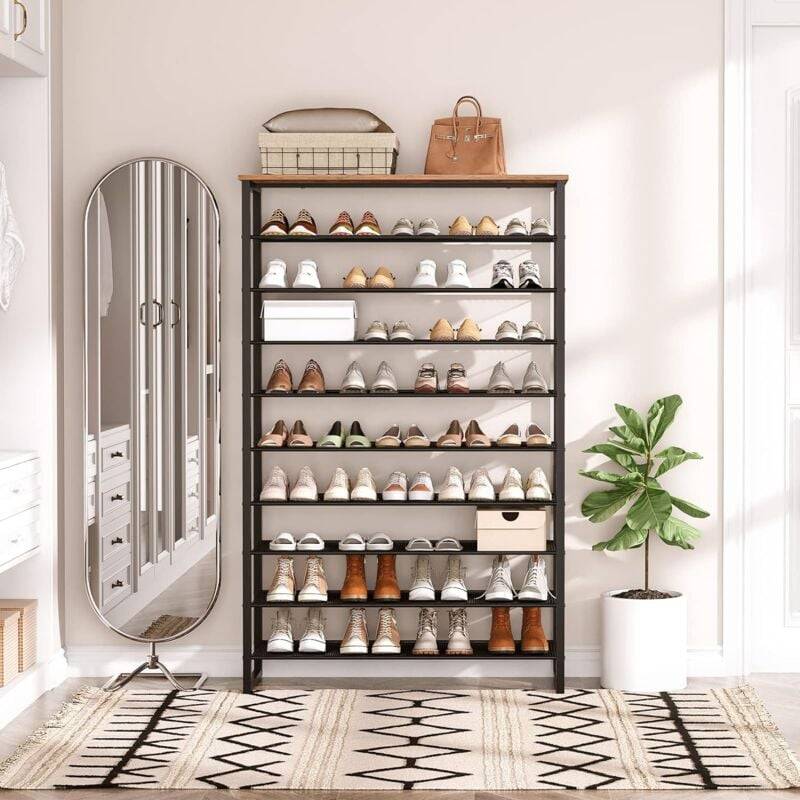 Hoobro 10-Tier Large Capacity Storage Unit Shoe Rack
