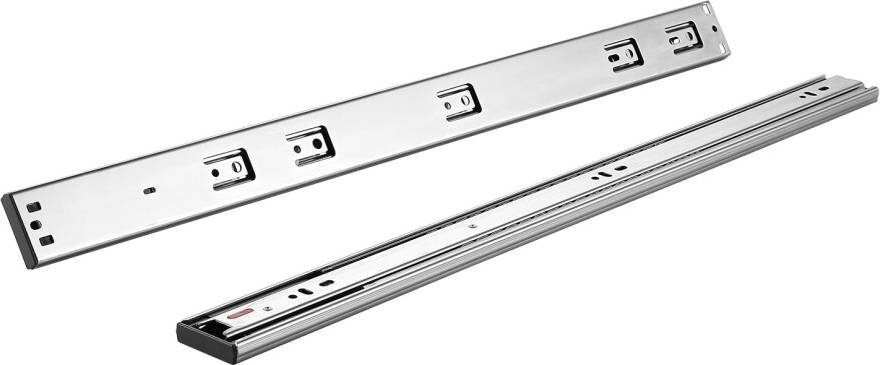 VEVOR 6 Pairs 609.6mm Drawer Slides Side Mount Rails