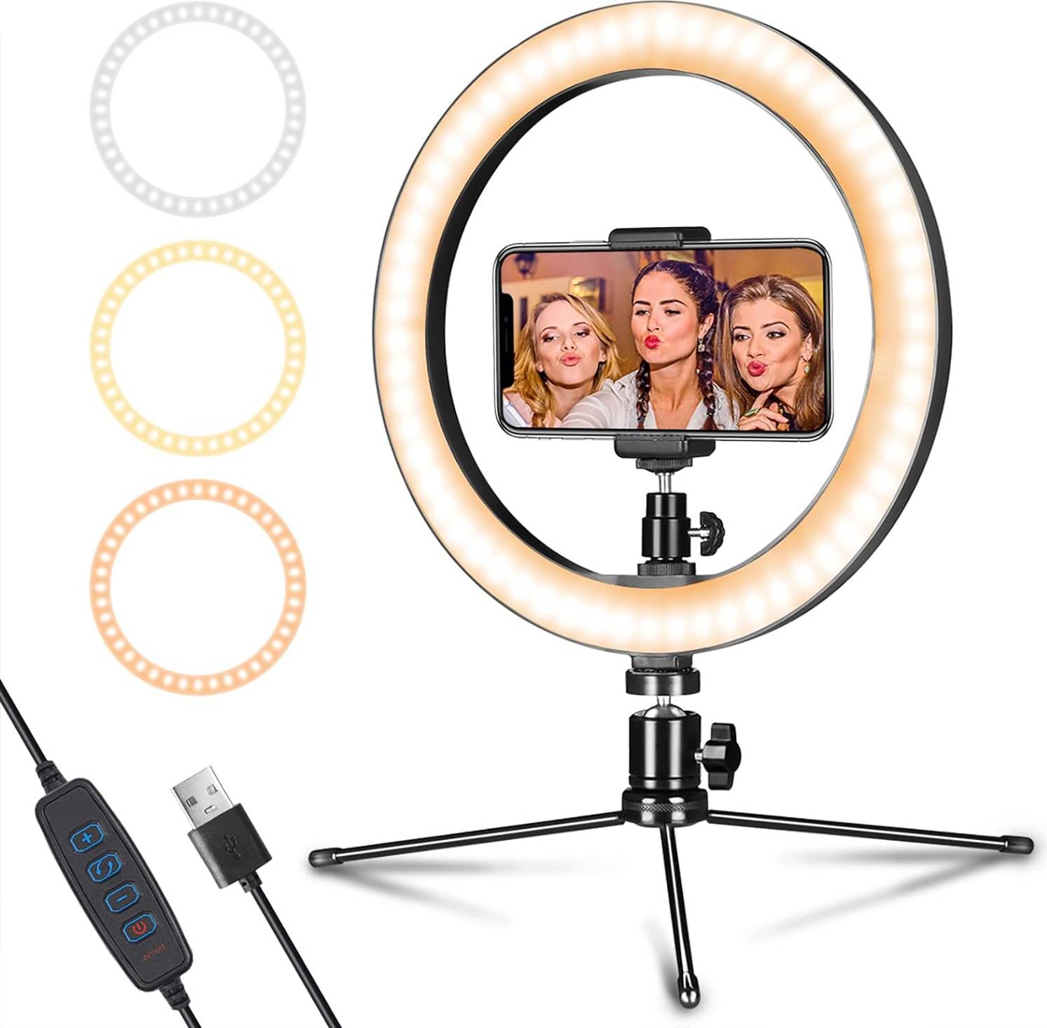 Ring light photography 10" Dimmable LED Ring Light