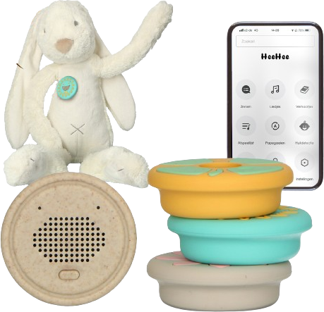 Alecto Baby HeeHee Toy Rabbit and Chat Button