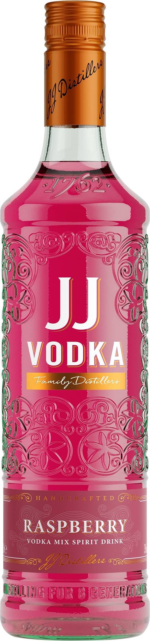 JJ Whitley Raspberry Vodka 1 Litre