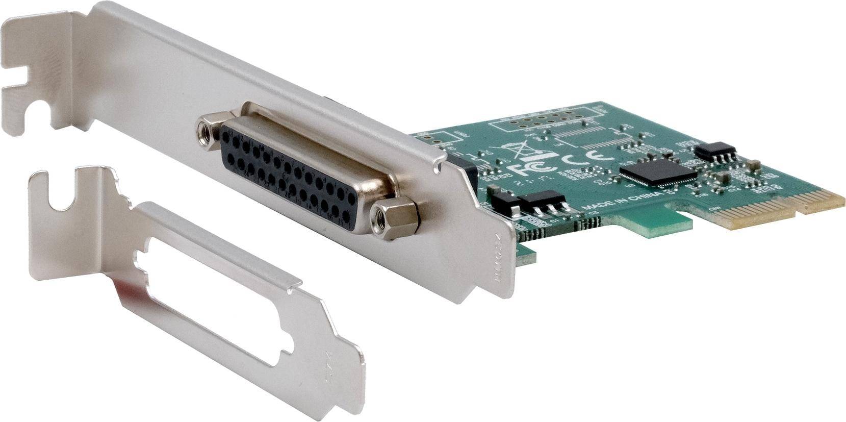 EXSYS PCIe Kort 2P Parallel EPP ECP