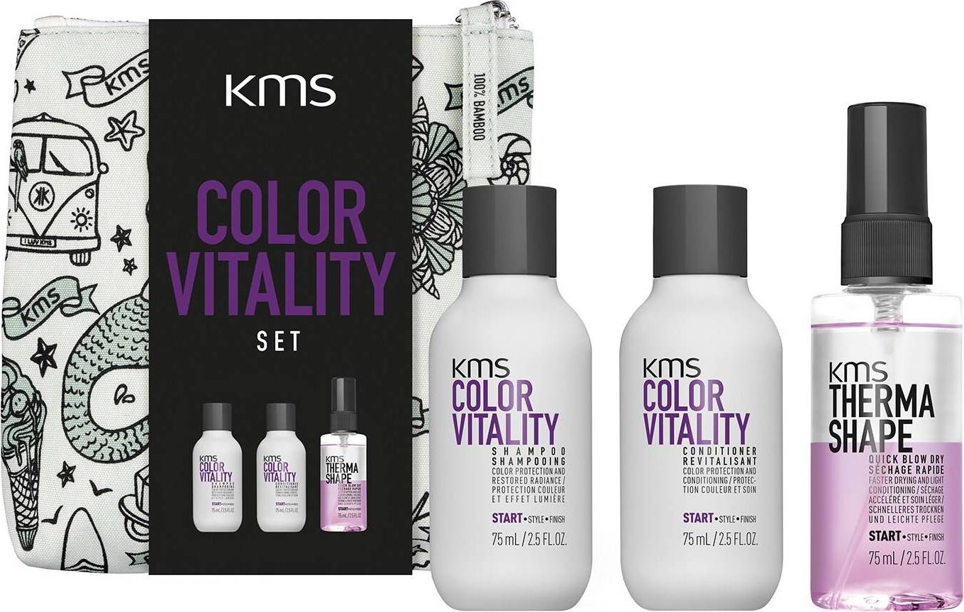 KMS Color Vitality Set Rese-set För Färgat Hår