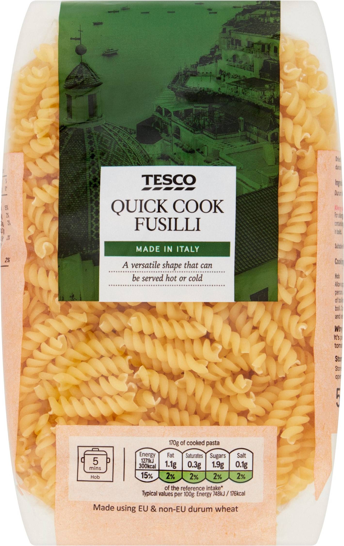 Quick Cook Fusilli Pasta 500G