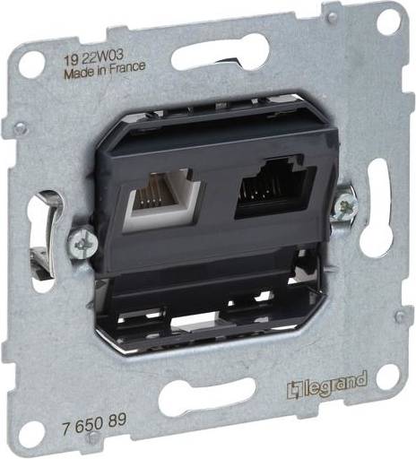 Legrand 765089 RJ11+RJ45 Kat.6 UTP
