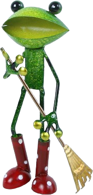 Dakota Fields Arora Frog with a Rake