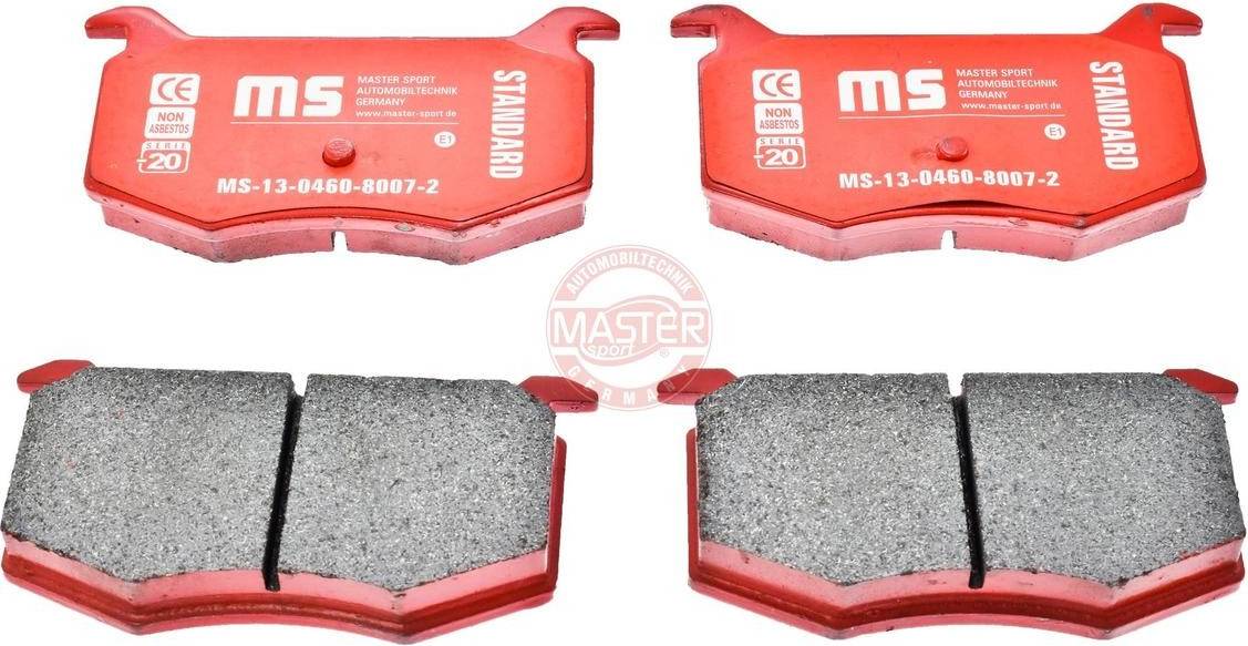 Master-Sport Brake Pad Set Rear Axle
