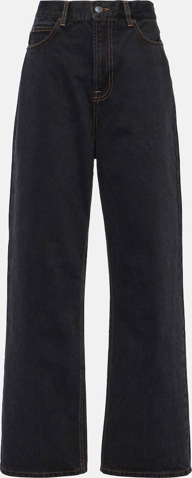 High-Rise Straight Jeans