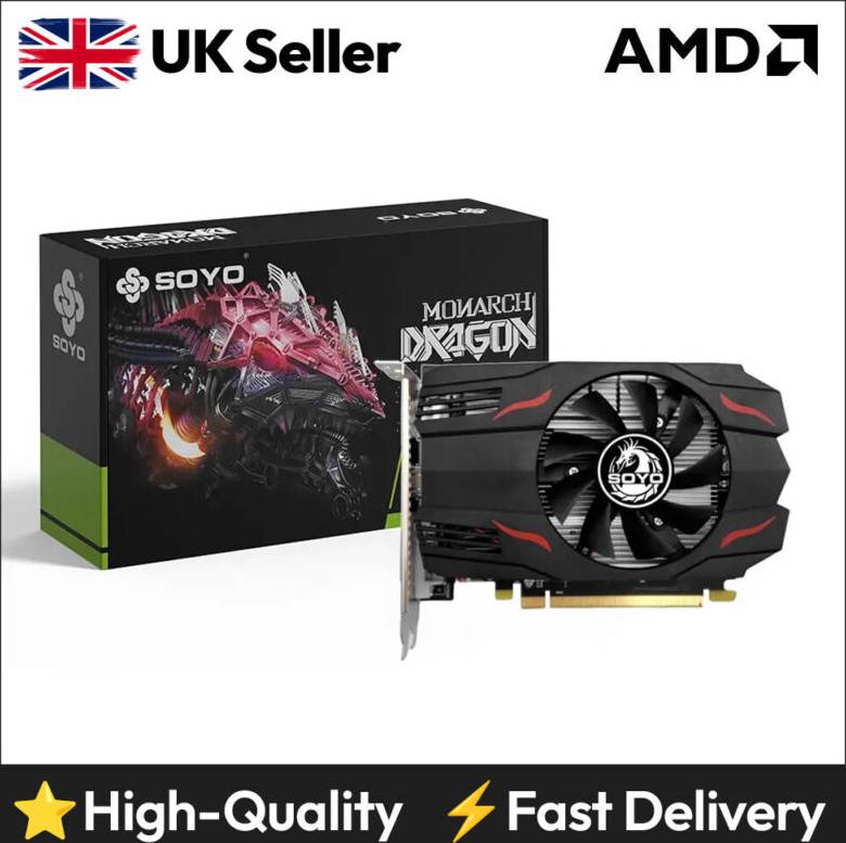 AMD Radeon RX 550 4GB GDDR5 128bit GPU Graphics Card