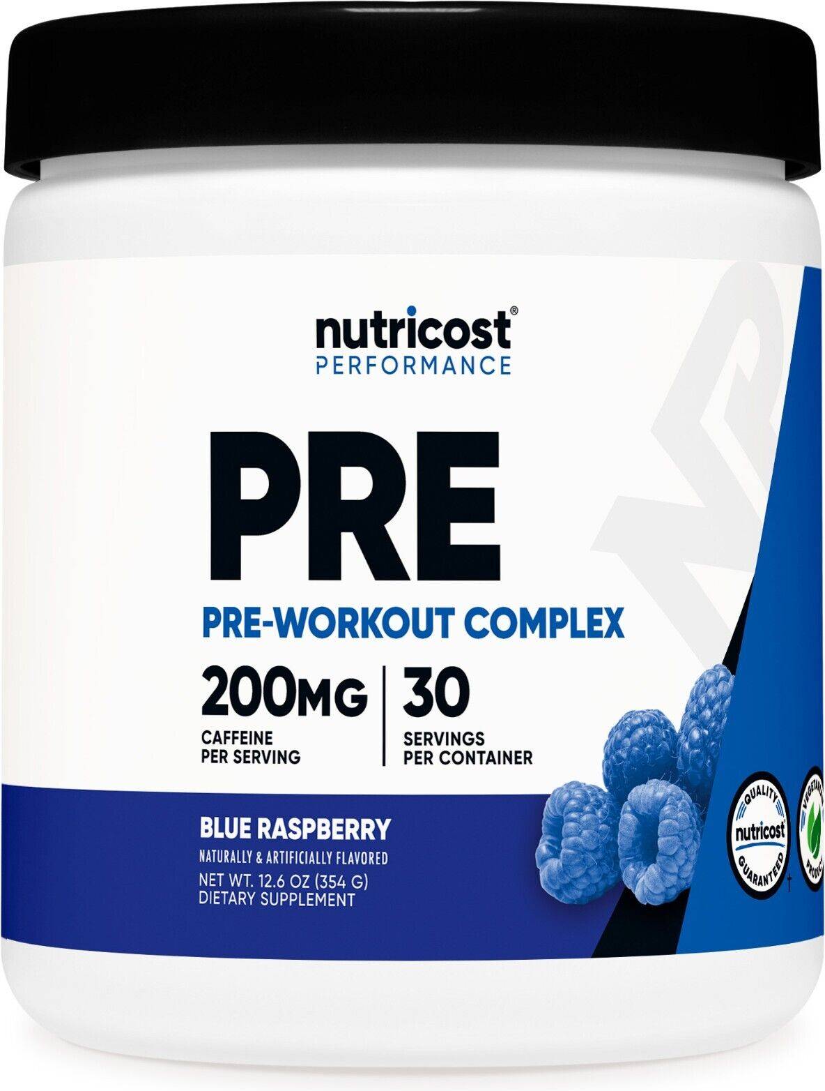 Nutricost Pre-Workout Complex Blue Raspberry 13.8 oz