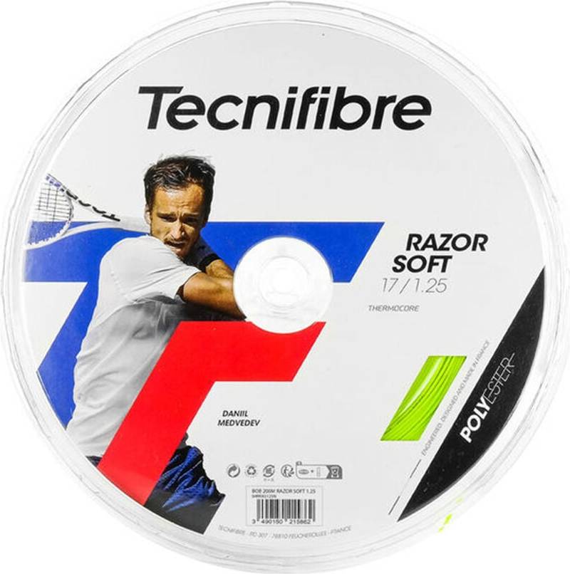 Tecnifibre Razor Soft 200m String Reel Lime