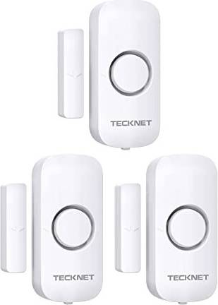 Ring alarm system Tecknet Alarm Sensor, Mini Window Sensor Quick Loud 100dB Ring