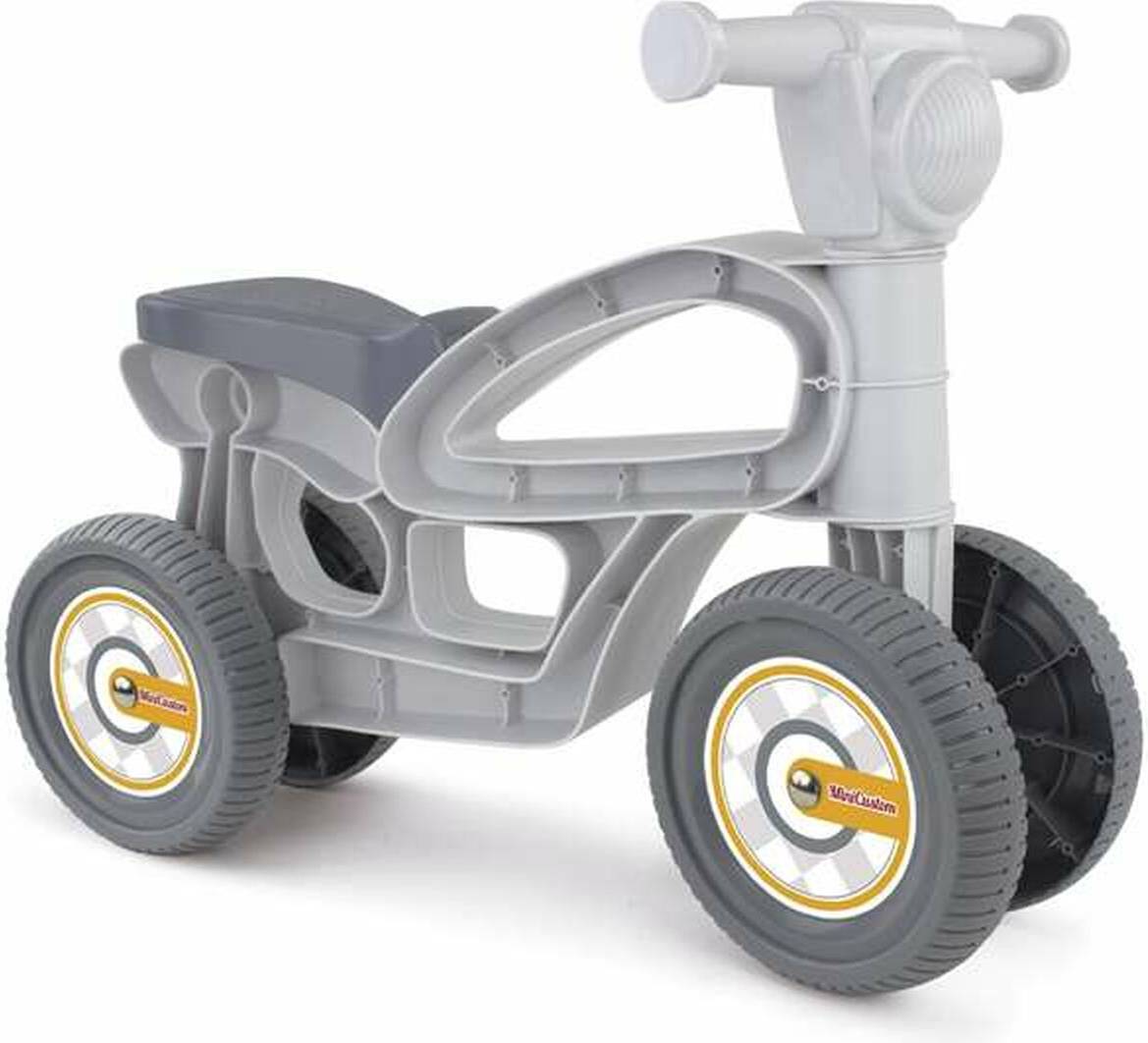 Mini Customride-On Bicycle Zilver Rutschauto