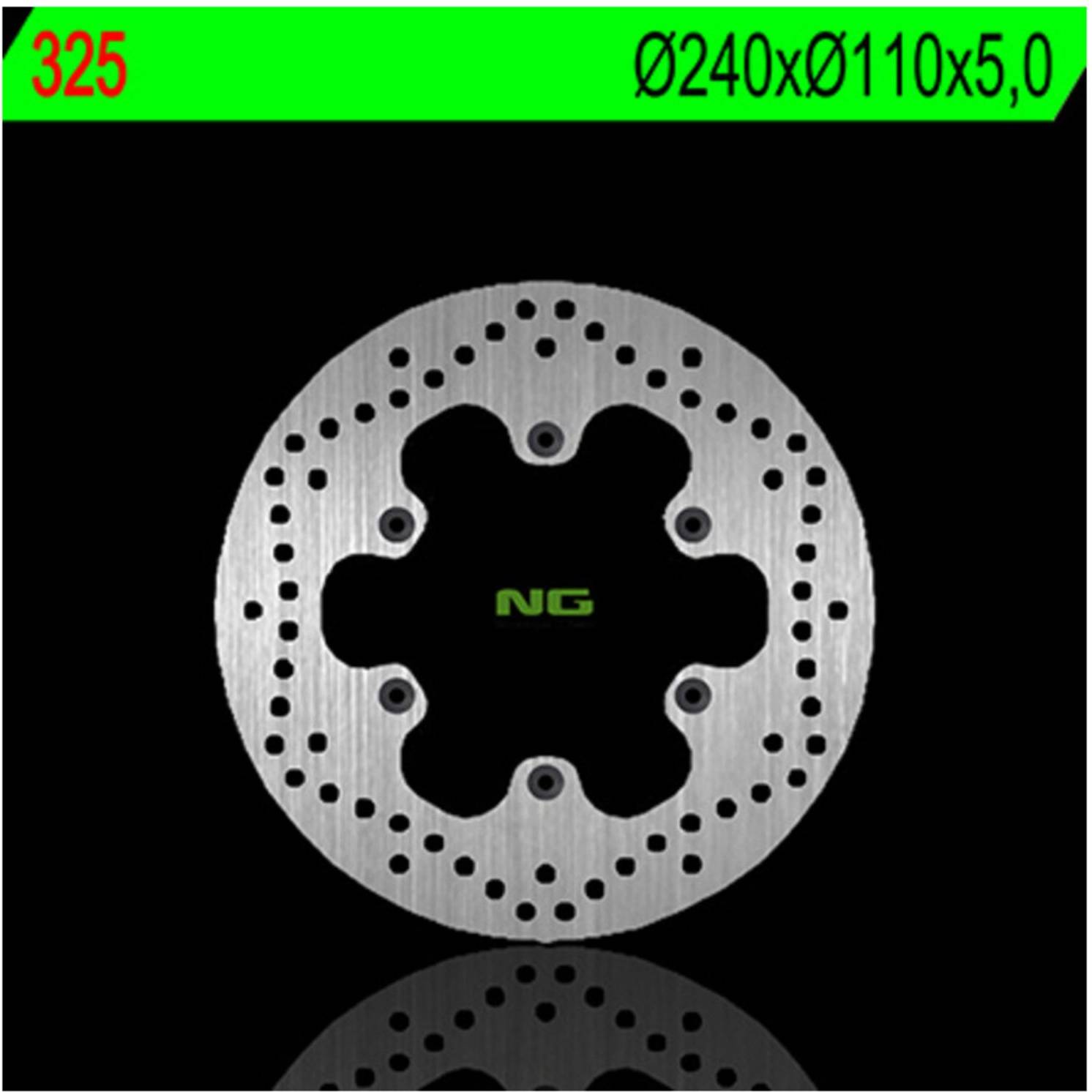NG Brake Disc Silver
