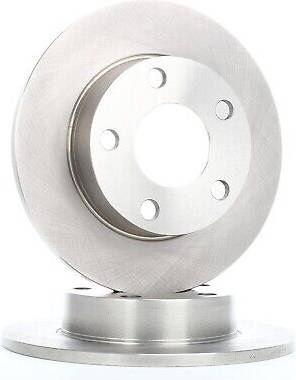 Ridex Brake Disc Rear Axle Uncoated Untreated
