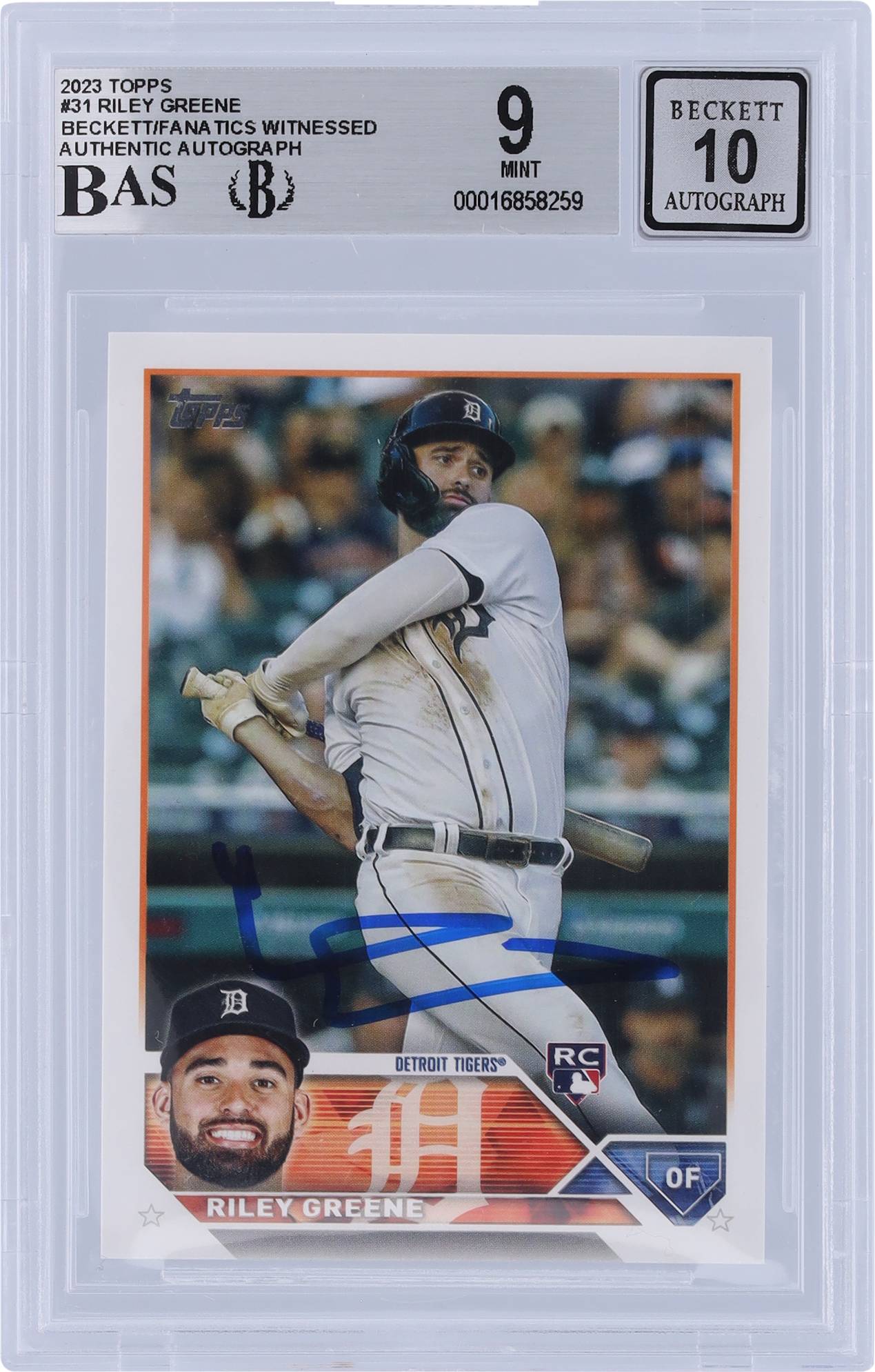 Topps 2023 Series 1 Autographed Rookie Card