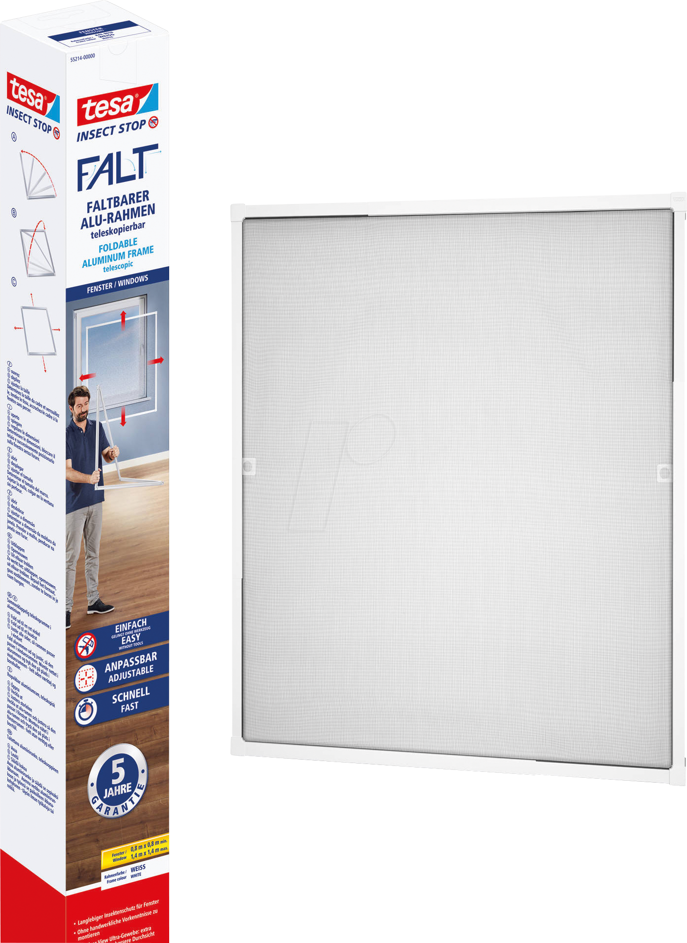 TESA Foldable Fly Screen Falt for Windows