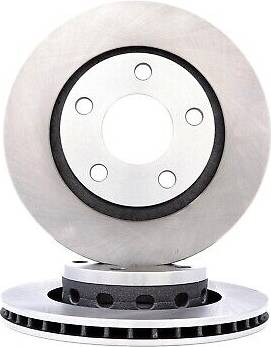 Ridex 82B0491 Brake Disc Rear Axle Vented Uncoated