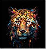 Warren Reed Leopard Face Kitchen Splash Guard