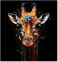 Warren Reed Giraffe Face Kitchen Splash Guard