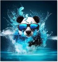 Warren Reed Panda With Kitchen Splash Guard