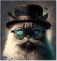 Warren Reed Birman Cat Face Kitchen Splash Guard