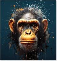 Warren Reed Realistic Monkey Face Kitchen Splash Guard