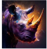 Warren Reed Golden Rhino Face Kitchen Splash Guard