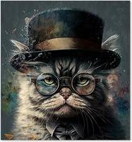 Warren Reed Selkirk Rex Cat With Splash Guard