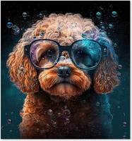 Warren Reed Dog Face Kitchen Splash Guard