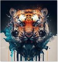 Warren Reed Tiger Face Kitchen Splash Guard 90cm