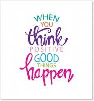 Warren Reed When You Think Positive Good Things Happen Kitchen Splash Guard